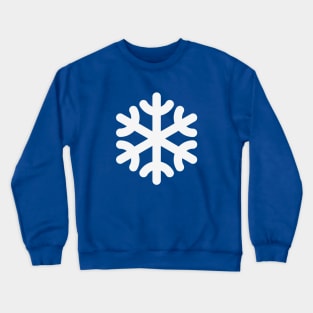 Snowflake / Copo De Nieve / Flocon De Neige / Schneeflocke / Fiocco Di Neve (White) Crewneck Sweatshirt